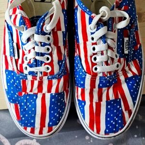 "MARKDOWN" Vans American Flags